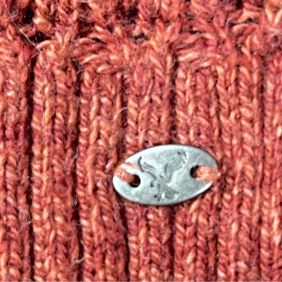 American Eagle Outfitter Rust Colored crew neck lightweight sweater size small - Picture 3 of 12
